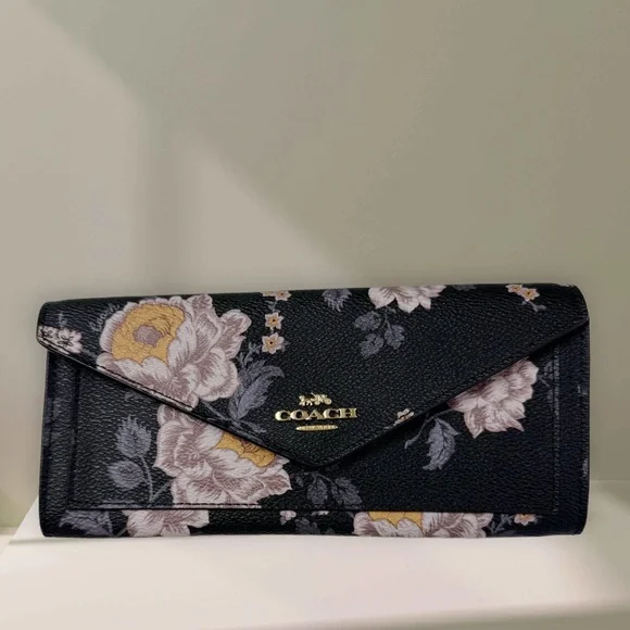 Coach Soft Wallet in Garden Floral - Picture 2 of 4